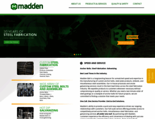 maddenbolt.com screenshot