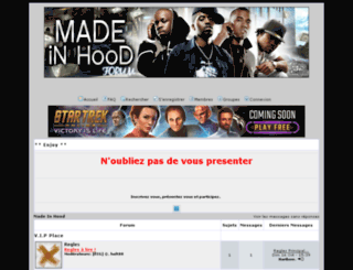 made-in-hood.zikforum.com screenshot