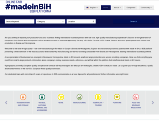 madeinbih.org screenshot