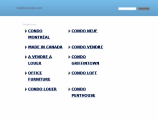 madeincanada.com screenshot