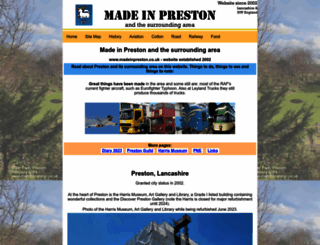 madeinpreston.co.uk screenshot