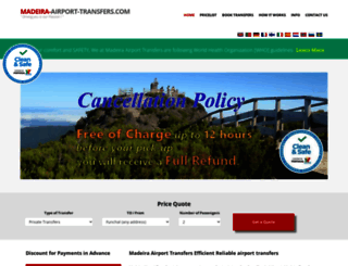 madeira-airport-transfers.com screenshot