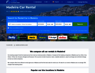 madeira-carrental.net screenshot