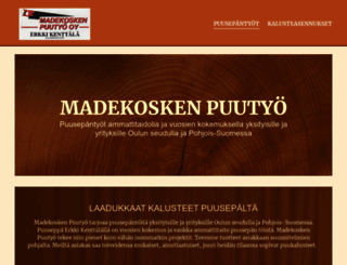 madekoskenpuutyo.fi screenshot