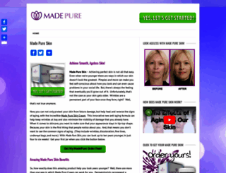 madepureskin.com screenshot