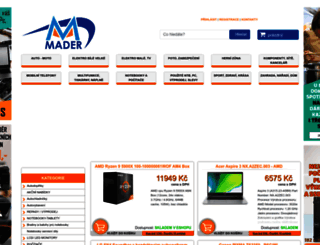 mader.cz screenshot