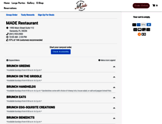 maderestaurantfl.com screenshot