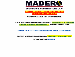 madero.net screenshot
