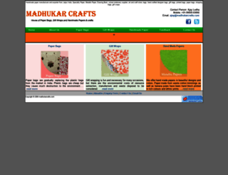 madhukarcrafts.com screenshot