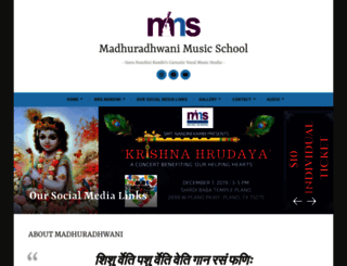 madhuradhwanimusic.com screenshot