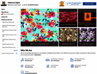 madhuramcreation.com screenshot