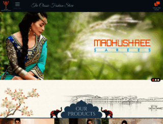 madhushreesarees.com screenshot