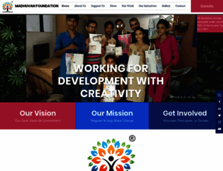 madhuvanfoundation.org screenshot