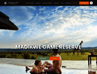 madikwe.org.za screenshot