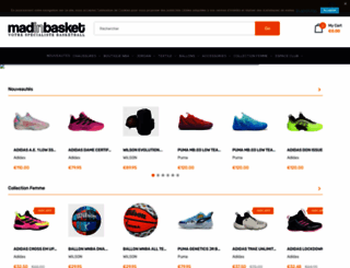 madinbasket.com screenshot