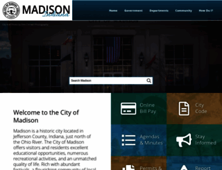 madison-in.gov screenshot