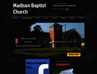 madisonbaptistchurch.org screenshot