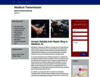 madisontransmissionrepairshop.com screenshot