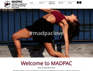 madpacdance.com screenshot