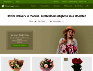 madrid.floral-expert.com screenshot