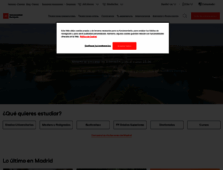 madrid.universidadeuropea.es screenshot
