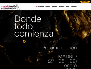 madridfusion.net screenshot