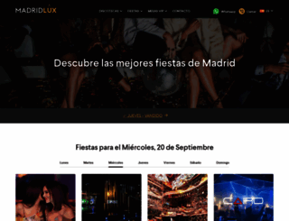 madridlux.com screenshot