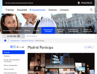 madridparticipa.es screenshot