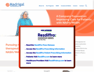 madrigalpharma.com screenshot