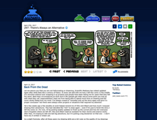 madsciencecomic.com screenshot