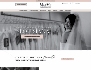 maemebridal.com screenshot