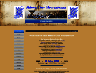 maennerchor-moorenbrunn.de screenshot