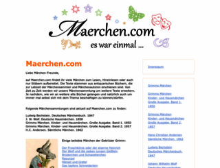maerchen.com screenshot