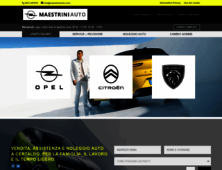 maestriniauto.com screenshot