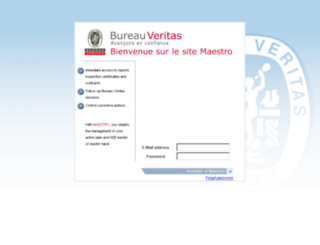 maestro.bureauveritas.com screenshot