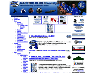 maestroclub.cz screenshot