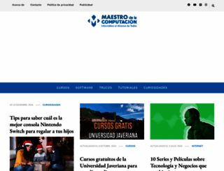 maestrodelacomputacion.net screenshot