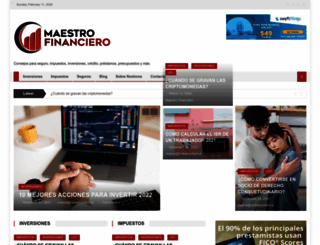 maestrofinanciero.com screenshot