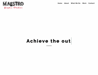 maestrographicstudios.com screenshot