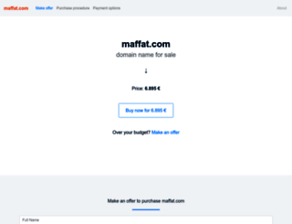 maffat.com screenshot