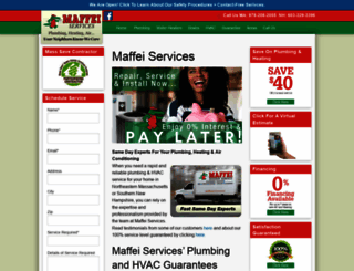 maffeiservices.com screenshot