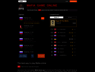 mafia-game.net screenshot