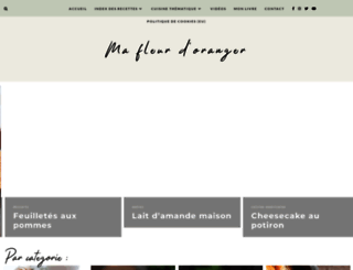 mafleurdoranger.com screenshot