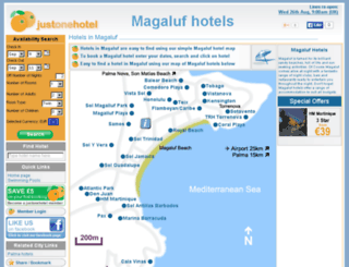 magalufhotels.com screenshot