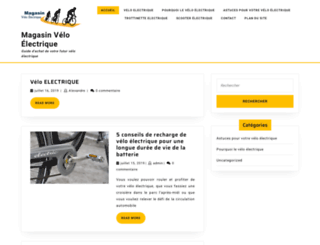 magasin-velo-electrique.com screenshot