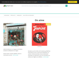magasins-agen.com screenshot