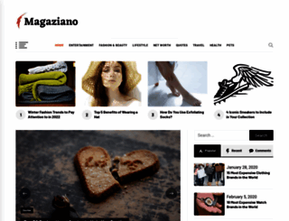 magaziano.com screenshot