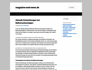 magazine-and-news.de screenshot