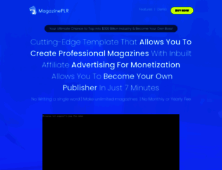 magazine-template.com screenshot