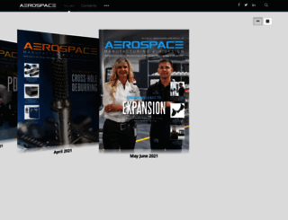 magazine.aerospacemanufacturinganddesign.com screenshot